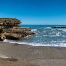 The Hidden Truman Beach North of Punakaiki