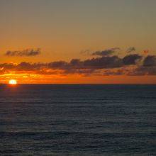 Sunset at the Pancake Rocks in the Paparoa National Park