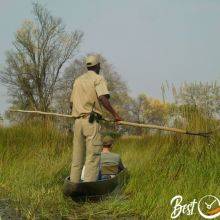 Take a Mokoro in the Okavango Delta 