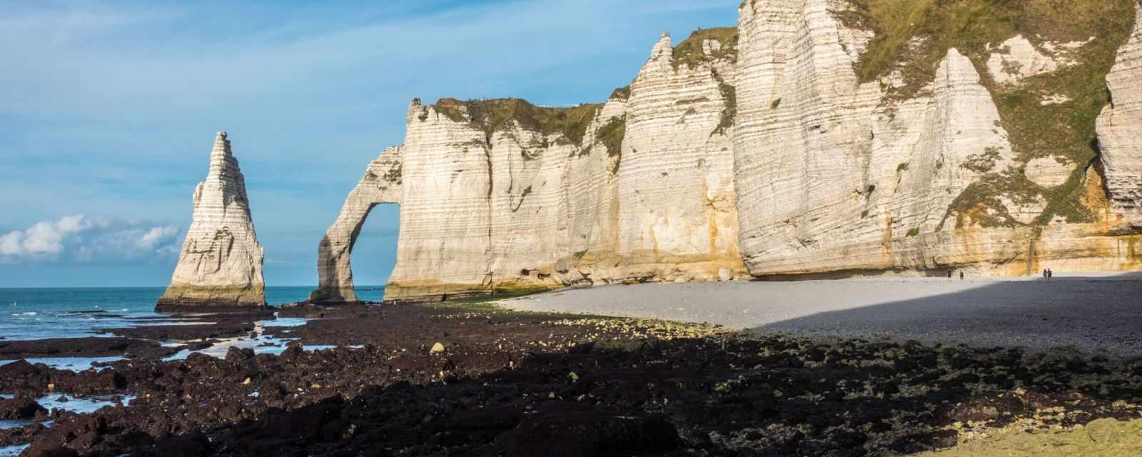 White Cliffs Falaises Etretat Normandy