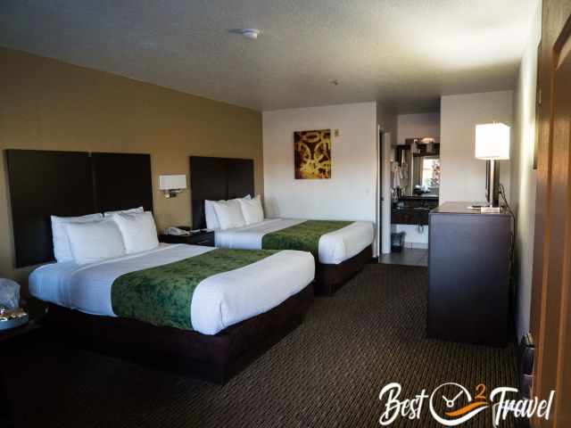 Mesquite Hotel with double beds