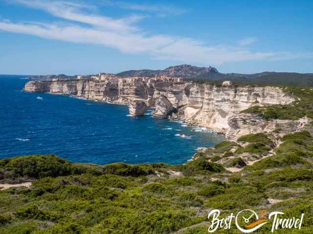 The view to Bonifacio from Point de Vue