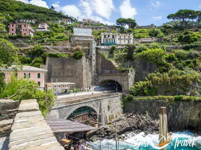 Der Bahnhof in Riomaggiore