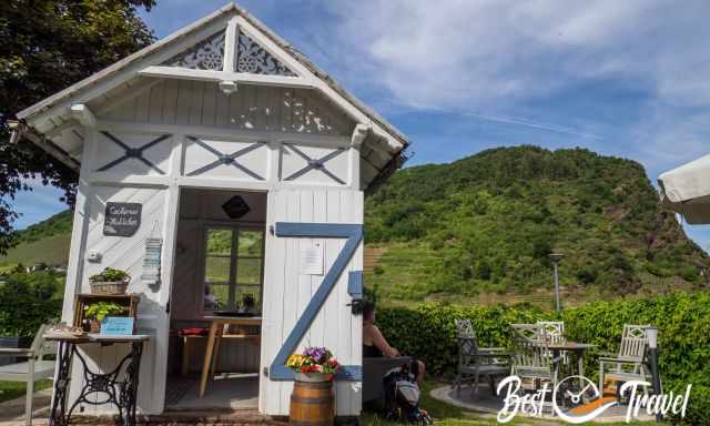 A wine garden at Moselle River