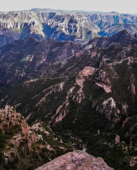 View into the deep Barranca del Cobre