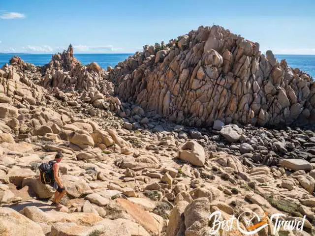 Thousands of rocks and stones piled up here.