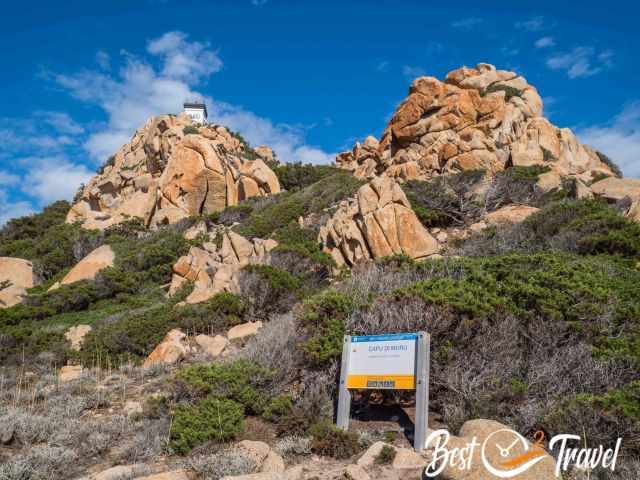 Two higher rock formations at Capo di Muru