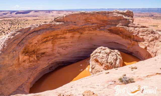 View into the Cosmic Ashtray from higher elevations.