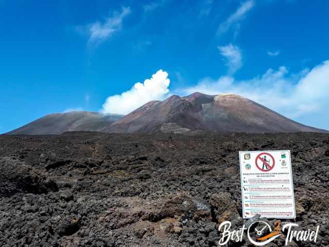 These sharp rocks on the lava fields are not accessible.