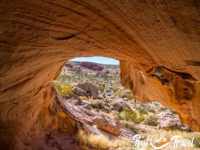 A fragile small cave and shelter