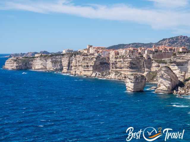 The white cliffs of Bonifacio