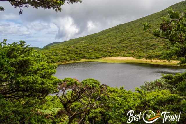 The lake - Lagoinha where the track lead to.