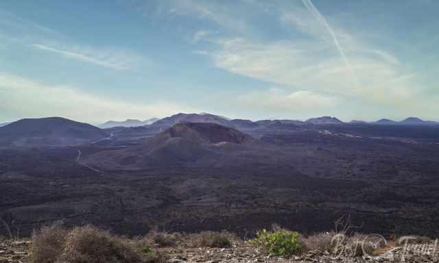 Timanfaya National Park and its volcanos