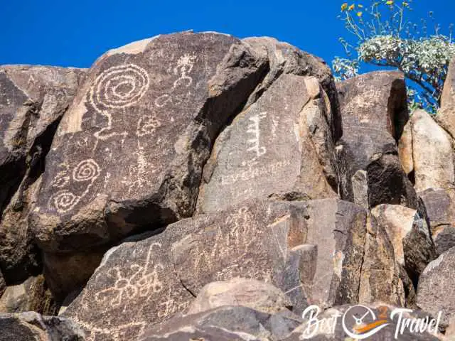 The petroglyphs at Signal Hill