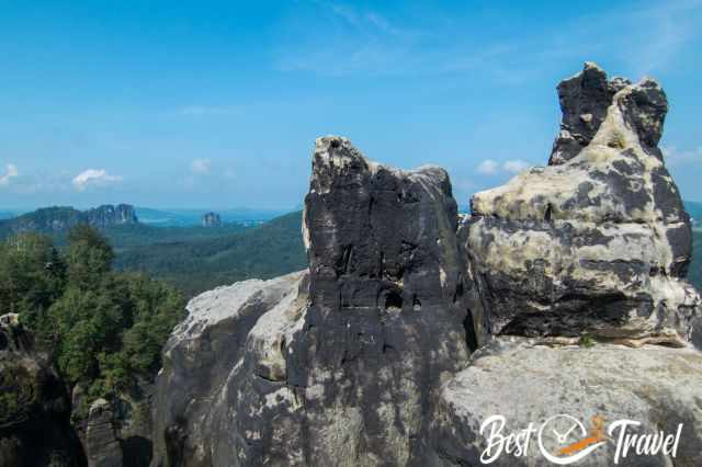 Reaching the top of the Stiege - via ferrata