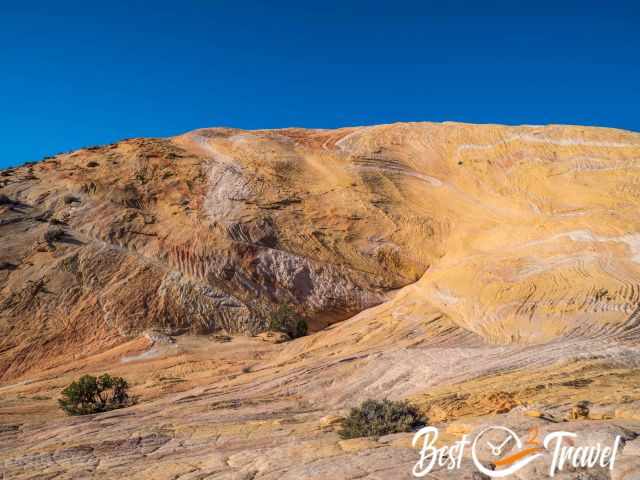 The massive west side of Yellow Rock.